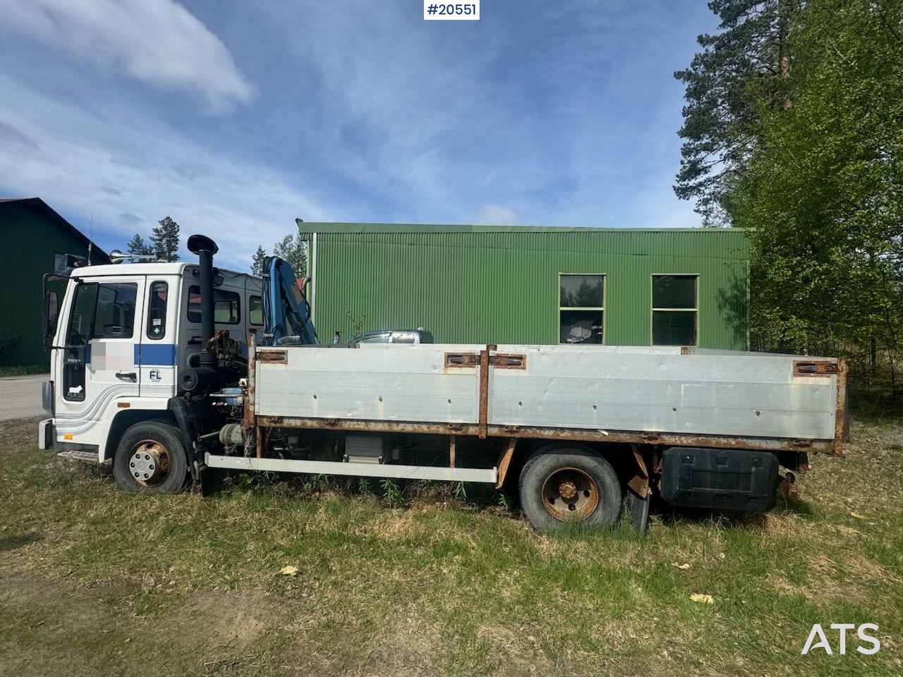 Volvo FL4 - Xe tải thùng lửng/ Phẳng, Xe cẩu tự hành: hình 2 Volvo FL4 - Xe tải thùng lửng/ Phẳng, Xe cẩu tự hành: hình 2