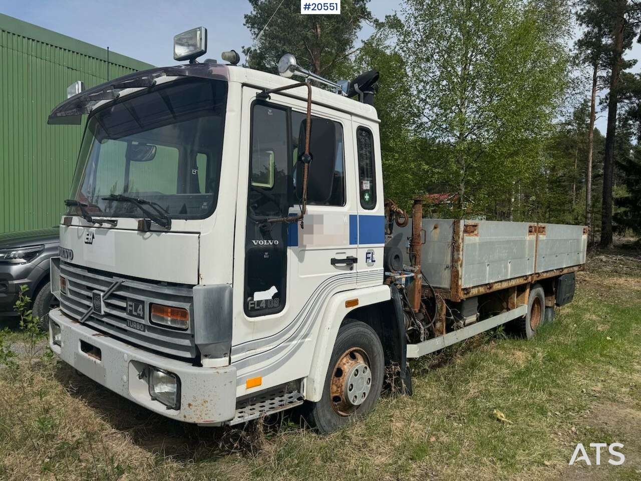 Volvo FL4 - Xe tải thùng lửng/ Phẳng, Xe cẩu tự hành: hình 1 Volvo FL4 - Xe tải thùng lửng/ Phẳng, Xe cẩu tự hành: hình 1