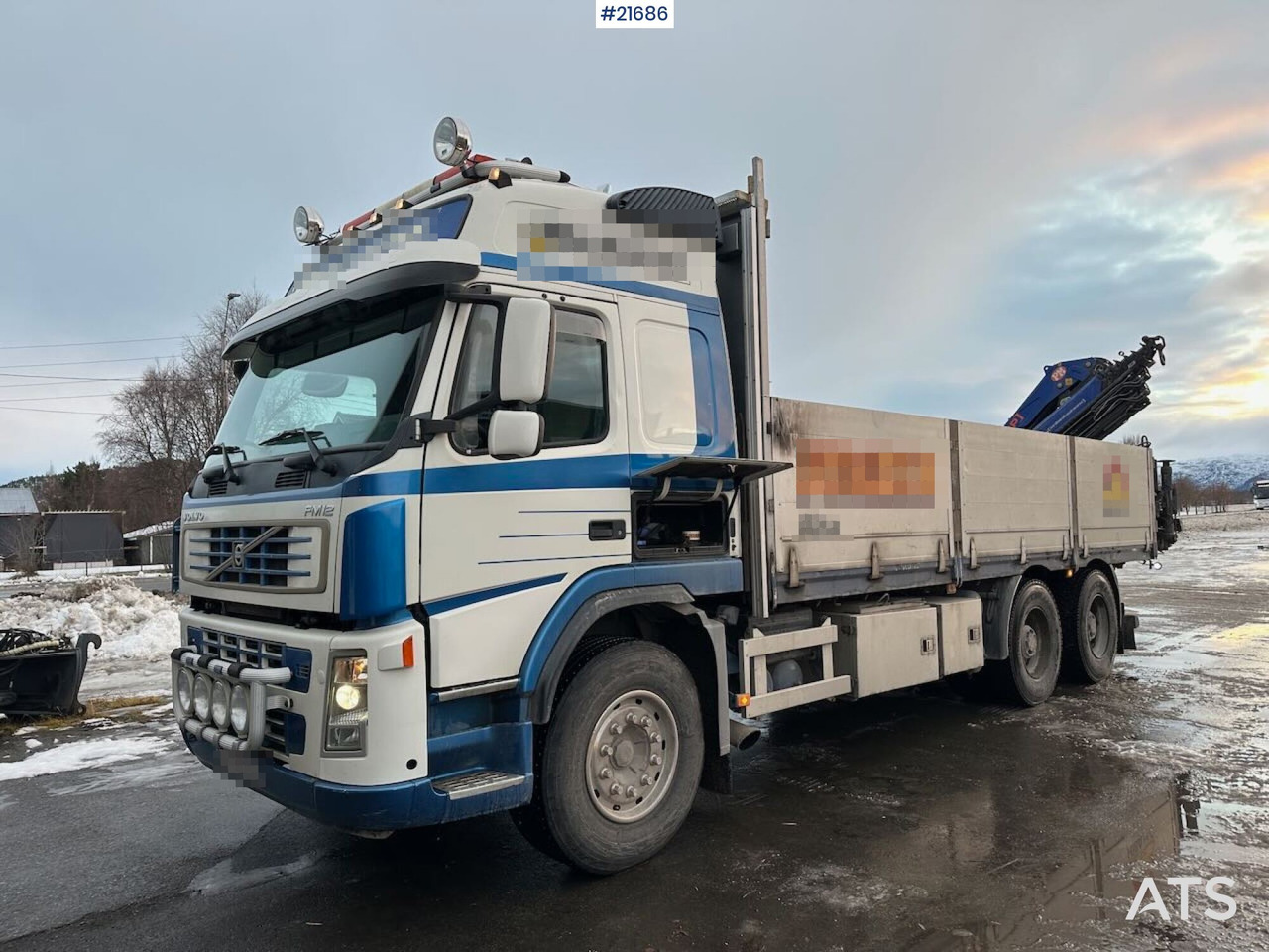 Volvo FM12 Globetrotter 6x4 kranbil m/ bak montert 18 t/m kran og vinsj. SE VIDEO - Xe cẩu tự hành: hình 2 Volvo FM12 Globetrotter 6x4 kranbil m/ bak montert 18 t/m kran og vinsj. SE VIDEO - Xe cẩu tự hành: hình 2