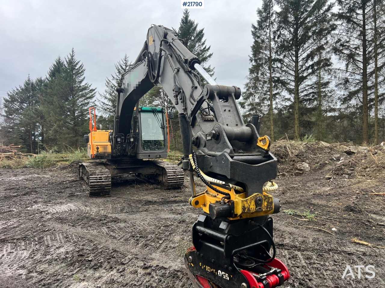 Volvo ec210cl gravemaskin m/ rototilt, pusseskuffe og tannskuffe - Máy xúc: hình 4 Volvo ec210cl gravemaskin m/ rototilt, pusseskuffe og tannskuffe - Máy xúc: hình 4