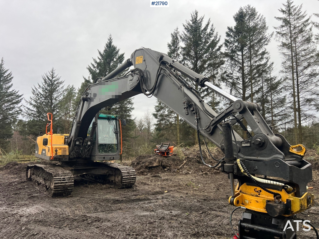 Volvo ec210cl gravemaskin m/ rototilt, pusseskuffe og tannskuffe - Máy xúc: hình 5 Volvo ec210cl gravemaskin m/ rototilt, pusseskuffe og tannskuffe - Máy xúc: hình 5