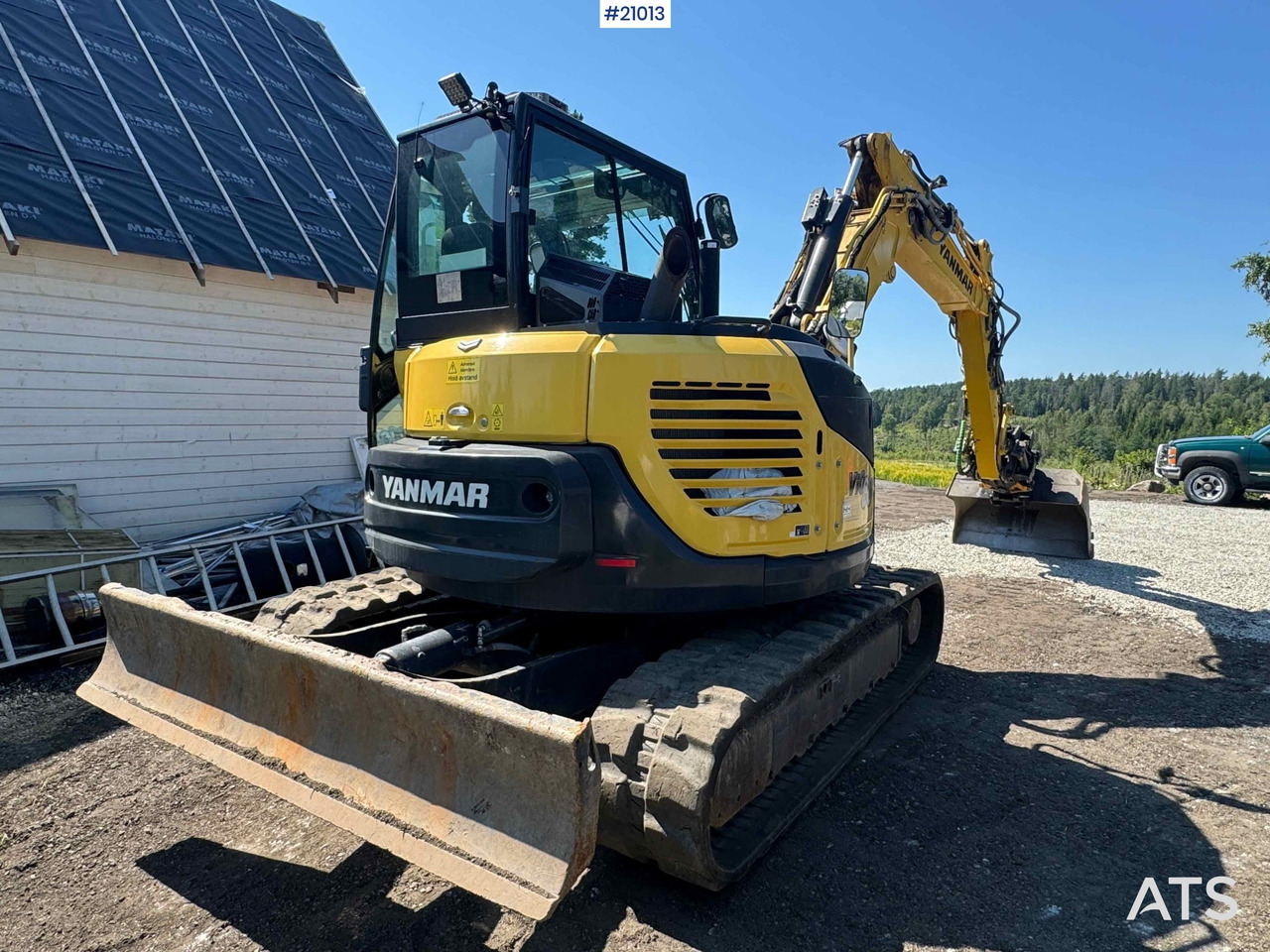Yanmar VI080-1a - Máy xúc bánh xích: hình 5 Yanmar VI080-1a - Máy xúc bánh xích: hình 5