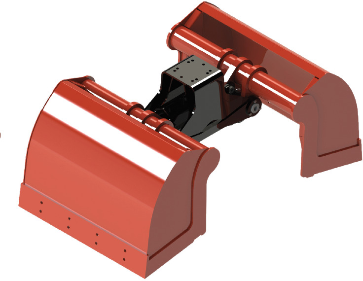 Clamshell bucket for digging BV-M 400 - Xô vỏ sò cho Cẩu gấp: hình 1 Clamshell bucket for digging BV-M 400 - Xô vỏ sò cho Cẩu gấp: hình 1