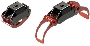 LOG GRAB PF-L .22 - Nho táo cho Cẩu gấp: hình 2 LOG GRAB PF-L .22 - Nho táo cho Cẩu gấp: hình 2