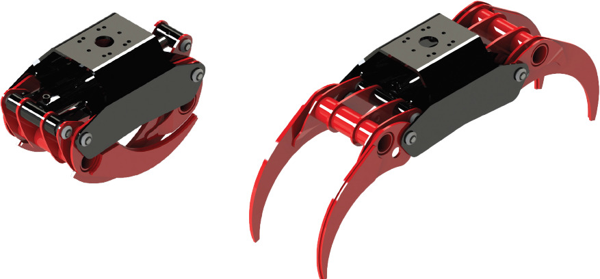 LOG GRAB REINFORCED SERIE PF-R 22 - Nho táo cho Cẩu gấp: hình 1 LOG GRAB REINFORCED SERIE PF-R 22 - Nho táo cho Cẩu gấp: hình 1