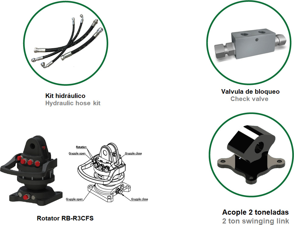 Polyp grab PLP 130/5 - Nho táo cho Cẩu gấp: hình 3 Polyp grab PLP 130/5 - Nho táo cho Cẩu gấp: hình 3