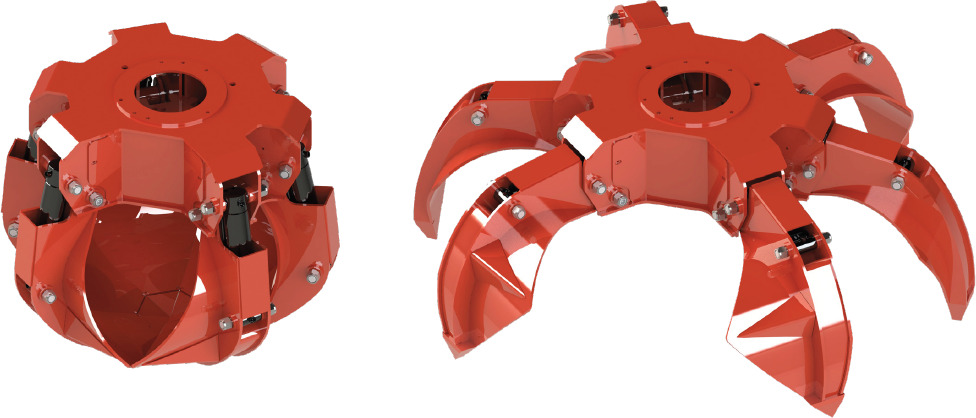 Polyp grab PLP 270/6 - Nho táo cho Cẩu gấp: hình 1 Polyp grab PLP 270/6 - Nho táo cho Cẩu gấp: hình 1