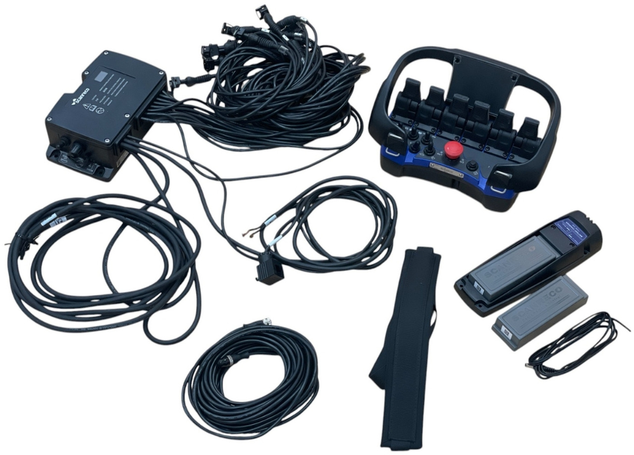 Linh kiện điện cho Cẩu gấp mới Remote control Scanreco for 6 functions RMS-01: hình 1