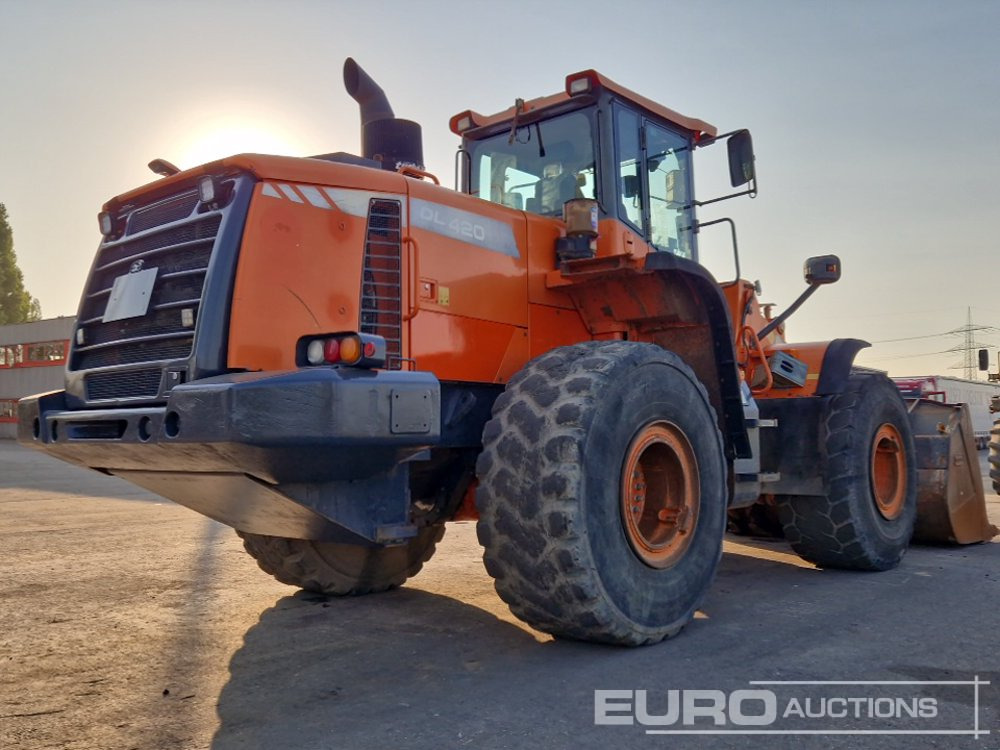 2012 Doosan DL420-3 - Máy xúc lật bánh lốp: hình 5 2012 Doosan DL420-3 - Máy xúc lật bánh lốp: hình 5