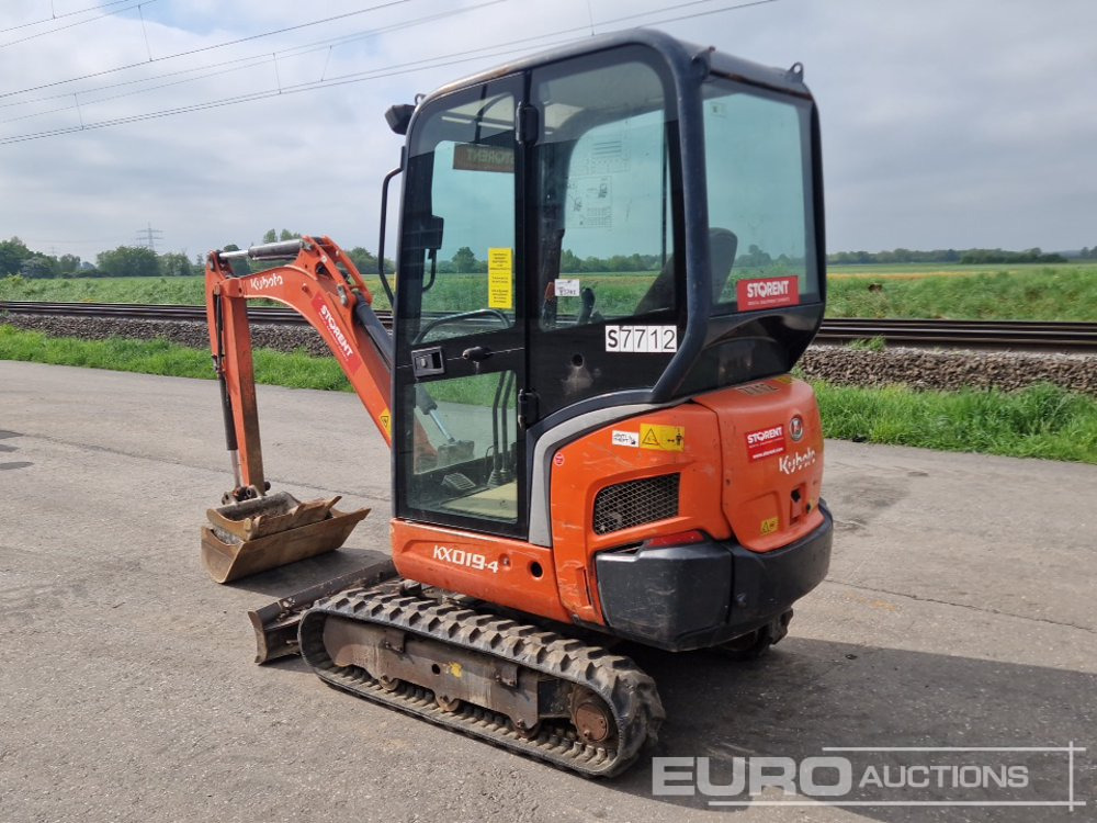 2013 Kubota KX019-4 - Máy xúc mini: hình 3 2013 Kubota KX019-4 - Máy xúc mini: hình 3