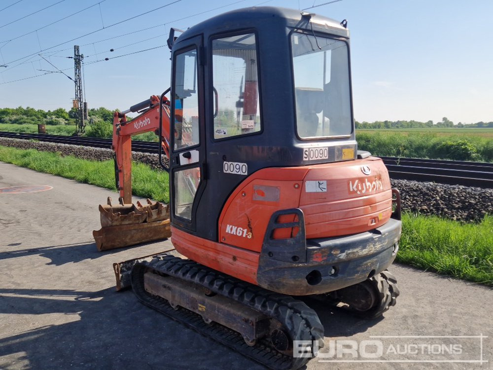 2013 Kubota KX61-3 - Máy xúc mini: hình 3 2013 Kubota KX61-3 - Máy xúc mini: hình 3