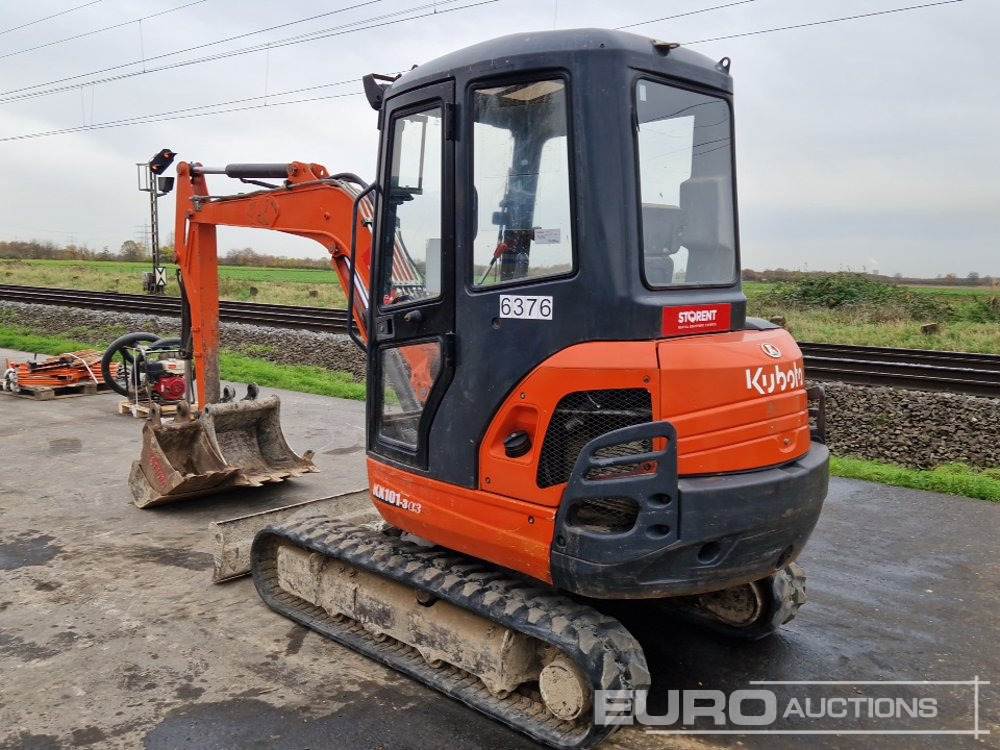 2014 Kubota KX101-3 A3 - Máy xúc mini: hình 3 2014 Kubota KX101-3 A3 - Máy xúc mini: hình 3