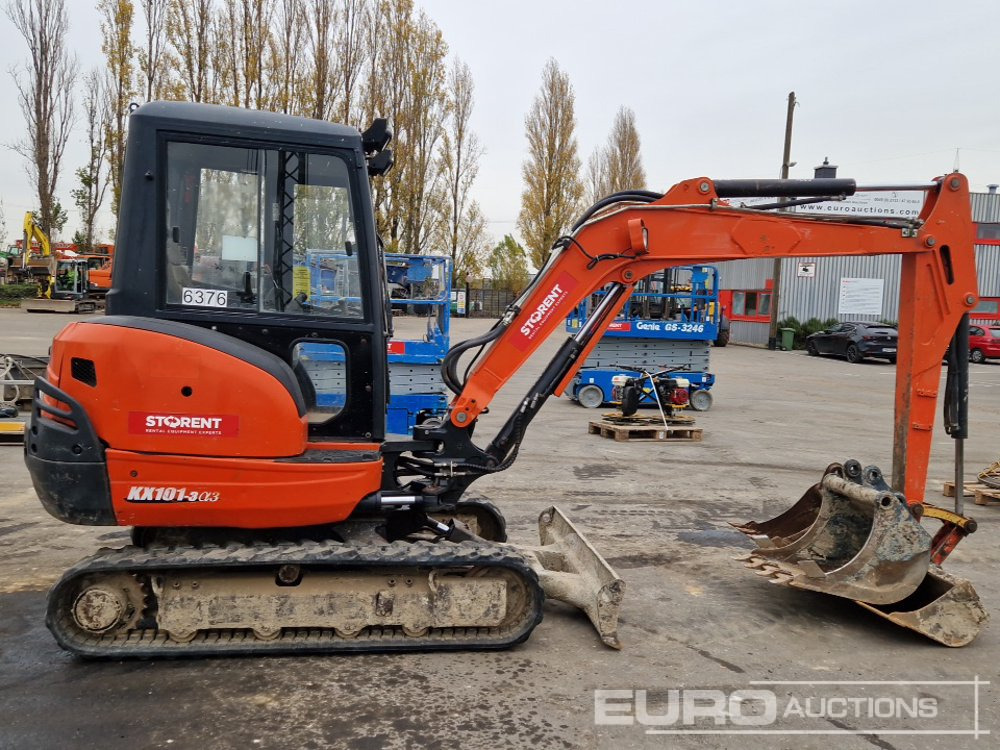 2014 Kubota KX101-3 A3 - Máy xúc mini: hình 5 2014 Kubota KX101-3 A3 - Máy xúc mini: hình 5