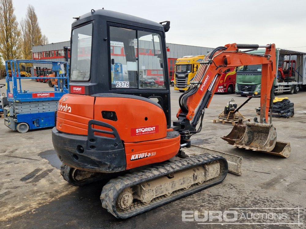 2014 Kubota KX101-3 A3 - Máy xúc mini: hình 4 2014 Kubota KX101-3 A3 - Máy xúc mini: hình 4