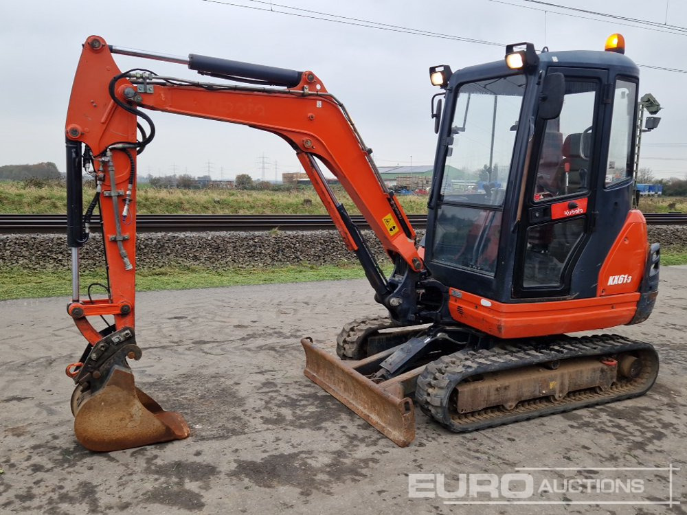 2014 Kubota KX61-3 - Máy xúc mini: hình 1 2014 Kubota KX61-3 - Máy xúc mini: hình 1