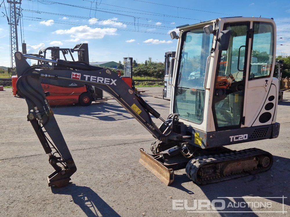 2014 Terex TC20 - Máy xúc mini: hình 1 2014 Terex TC20 - Máy xúc mini: hình 1