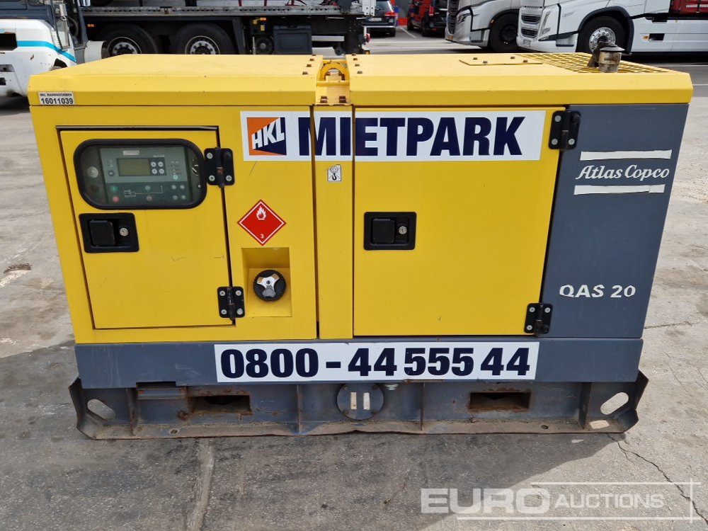 2016 Atlas Copco QAS20 - Bộ phát điện: hình 2 2016 Atlas Copco QAS20 - Bộ phát điện: hình 2