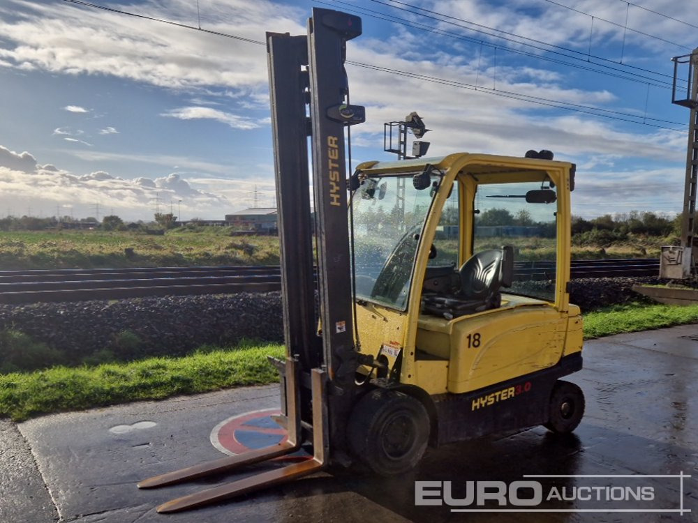 2016 Hyster J3.0XN 3 Ton Electric Forklift, 2 Stage Mast, Forks, - Xe nâng điện: hình 1 2016 Hyster J3.0XN 3 Ton Electric Forklift, 2 Stage Mast, Forks, - Xe nâng điện: hình 1