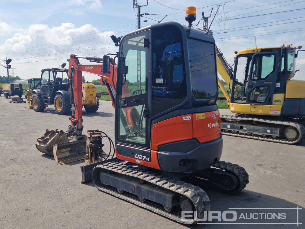 2016 Kubota U27-4 - Máy xúc mini: hình 3 2016 Kubota U27-4 - Máy xúc mini: hình 3