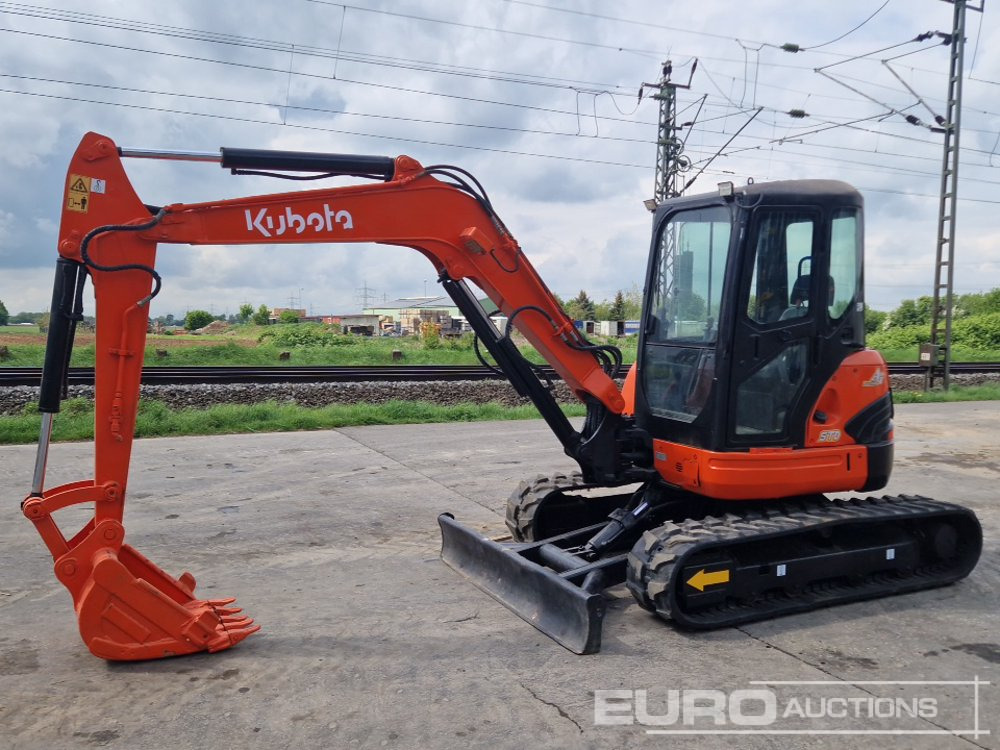 2018 Kubota U55-4 - Máy xúc mini: hình 1 2018 Kubota U55-4 - Máy xúc mini: hình 1