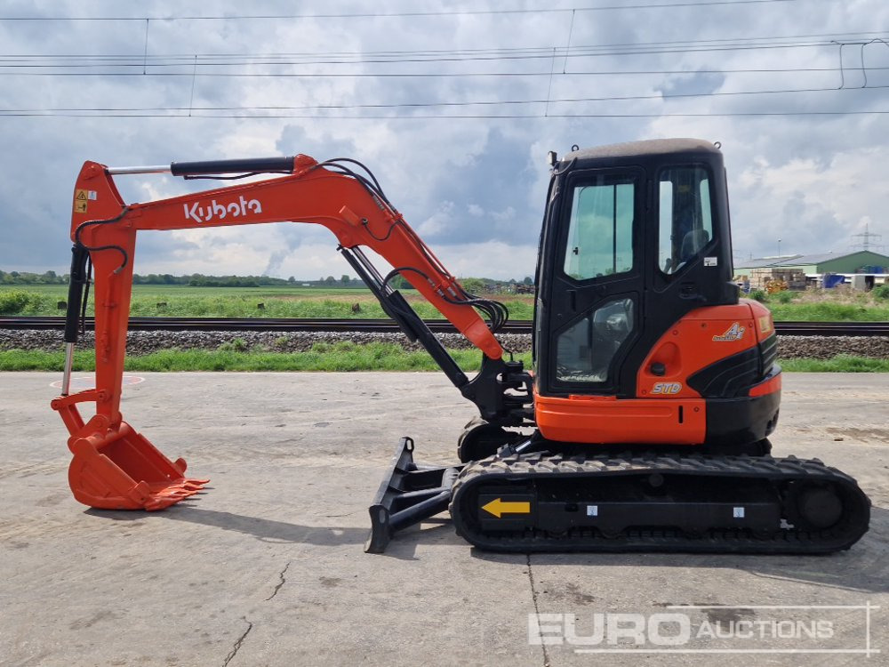 2018 Kubota U55-4 - Máy xúc mini: hình 2 2018 Kubota U55-4 - Máy xúc mini: hình 2