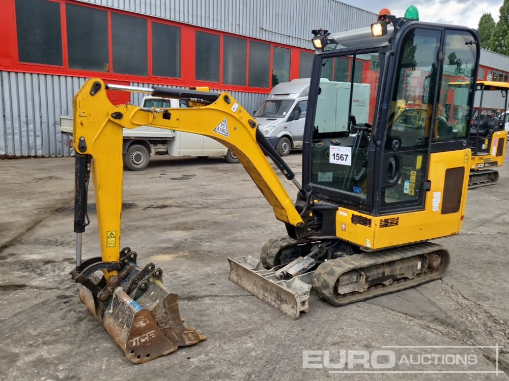 2021 JCB 16C-1 - Máy xúc mini: hình 1 2021 JCB 16C-1 - Máy xúc mini: hình 1
