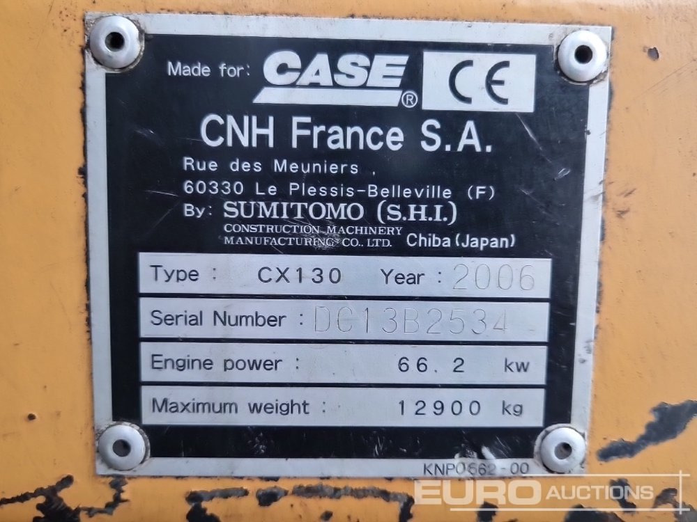 Máy xúc bánh xích Case CX130: hình 44 Máy xúc bánh xích Case CX130: hình 44