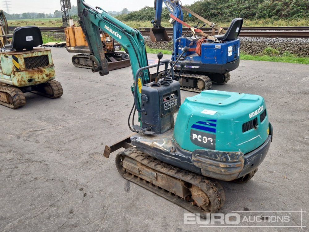 Komatsu PC02-1A - Máy xúc mini: hình 3 Komatsu PC02-1A - Máy xúc mini: hình 3