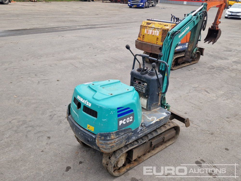 Komatsu PC02-1A - Máy xúc mini: hình 4 Komatsu PC02-1A - Máy xúc mini: hình 4
