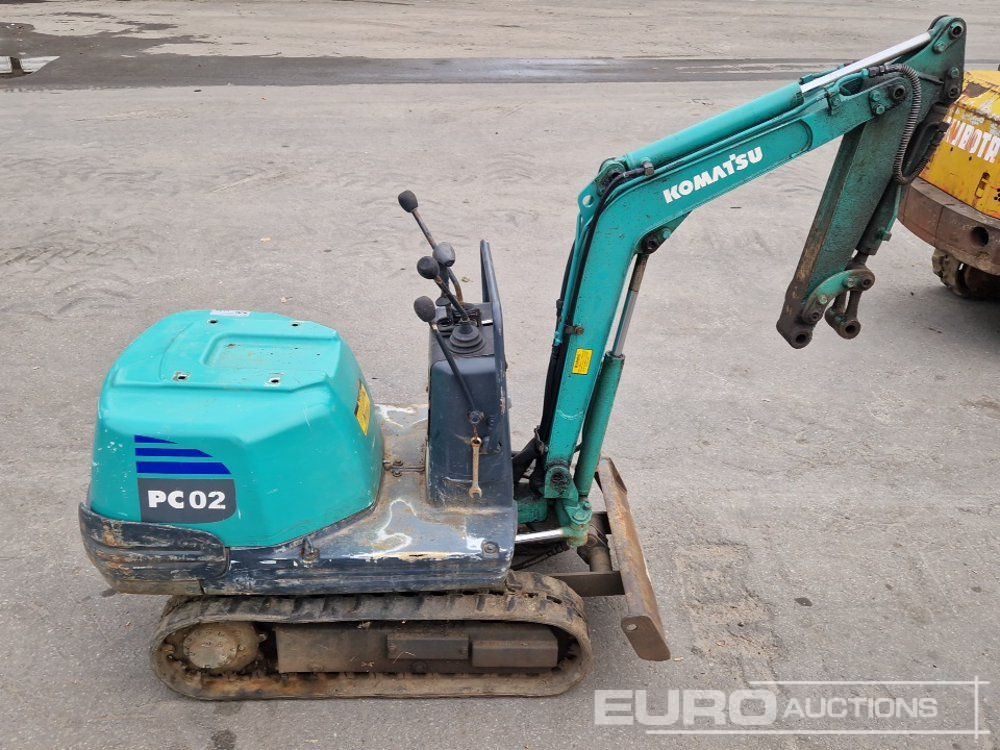 Komatsu PC02-1A - Máy xúc mini: hình 5 Komatsu PC02-1A - Máy xúc mini: hình 5