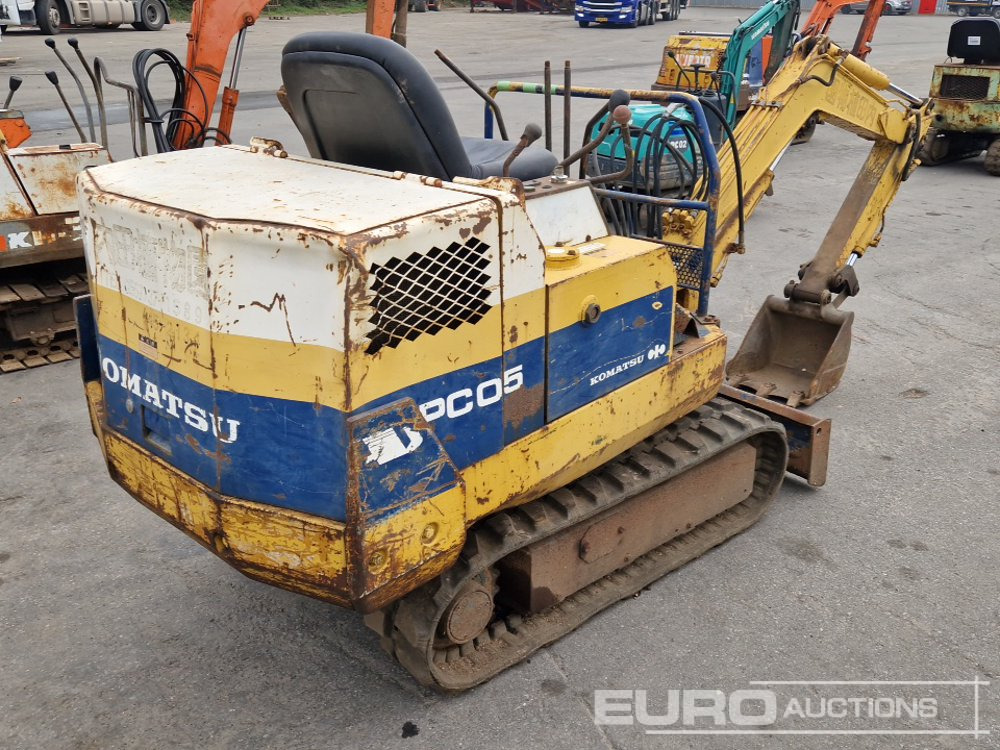 Komatsu PC05-6 - Máy xúc mini: hình 4 Komatsu PC05-6 - Máy xúc mini: hình 4