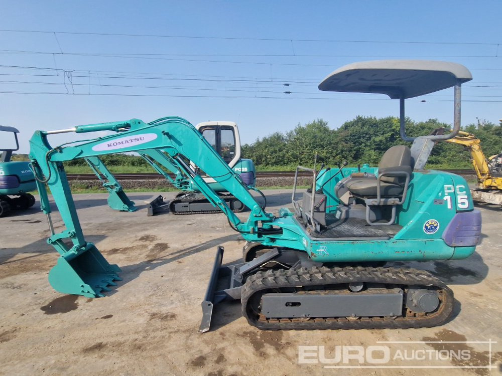 Komatsu PC15-3 - Máy xúc mini: hình 2 Komatsu PC15-3 - Máy xúc mini: hình 2