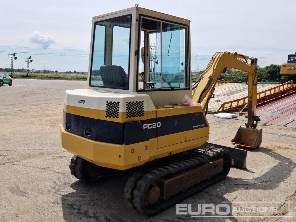 Komatsu PC20-6 - Máy xúc mini: hình 5 Komatsu PC20-6 - Máy xúc mini: hình 5