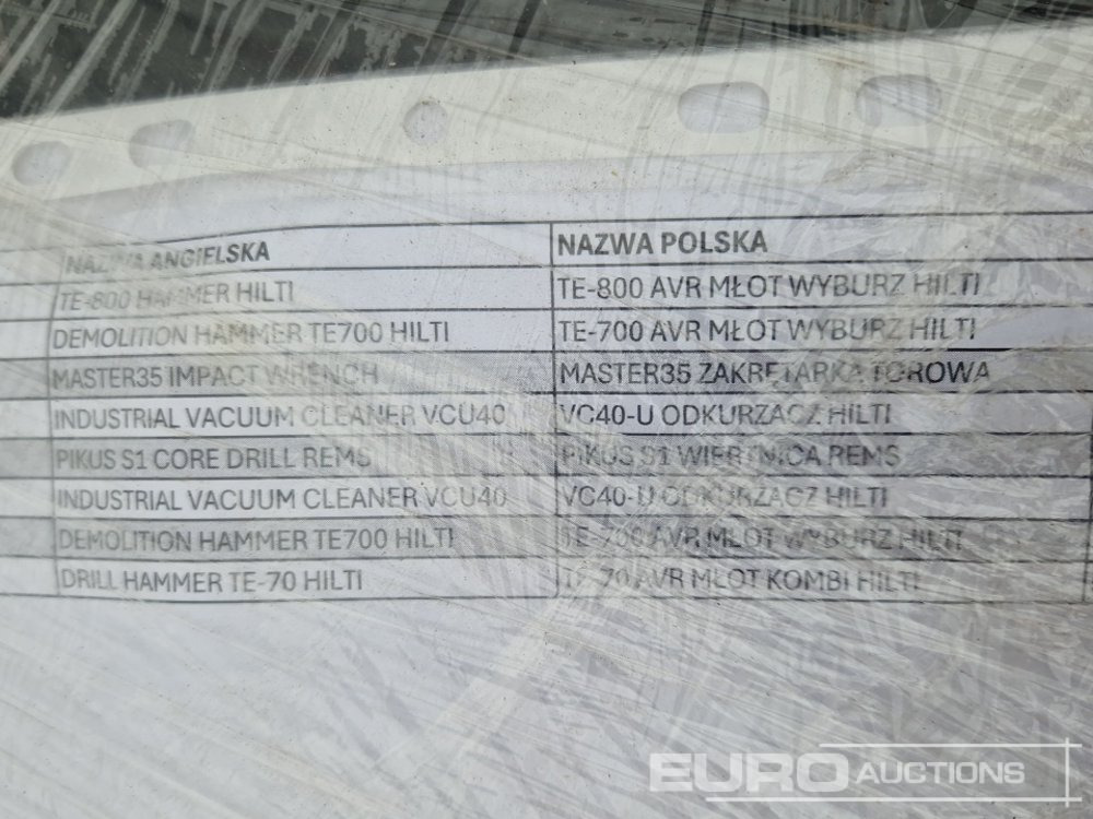 Trang thiết bị xây dựng Pallet of Assorted Tools, Vaacum Cleaner: hình 8
