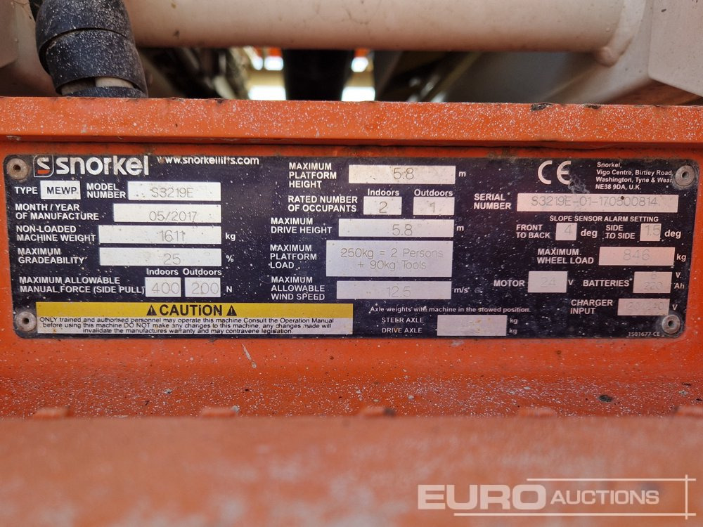 Máy nâng người hình kéo Snorkel S3219E: hình 22