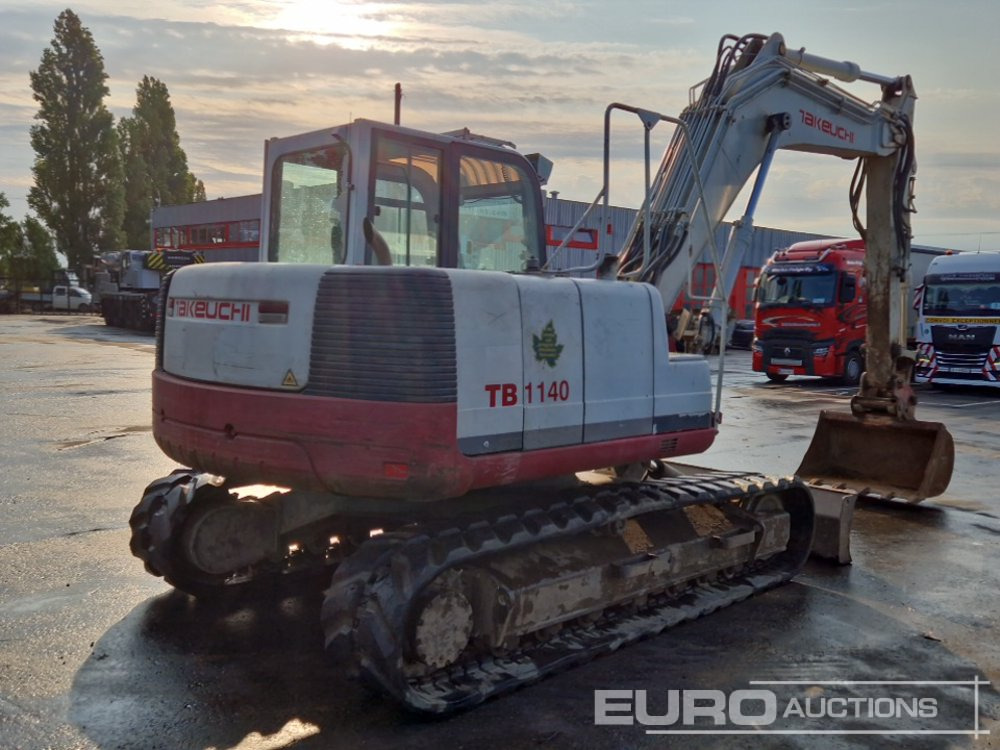 Takeuchi TB1140 - Máy xúc bánh xích: hình 5 Takeuchi TB1140 - Máy xúc bánh xích: hình 5