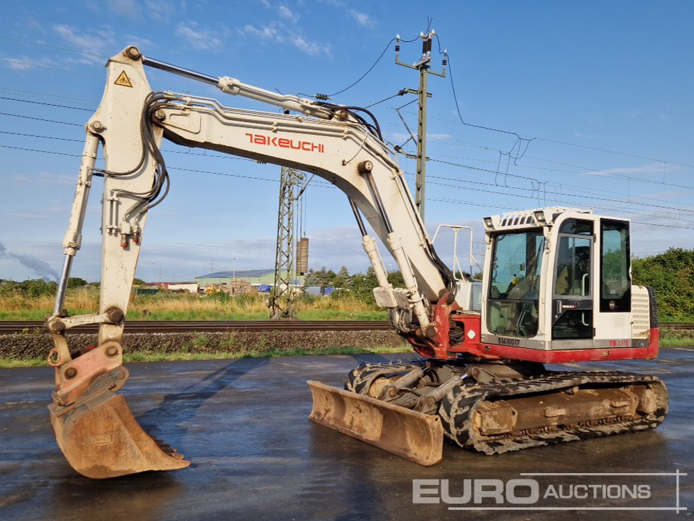 Takeuchi TB1140 - Máy xúc bánh xích: hình 1 Takeuchi TB1140 - Máy xúc bánh xích: hình 1