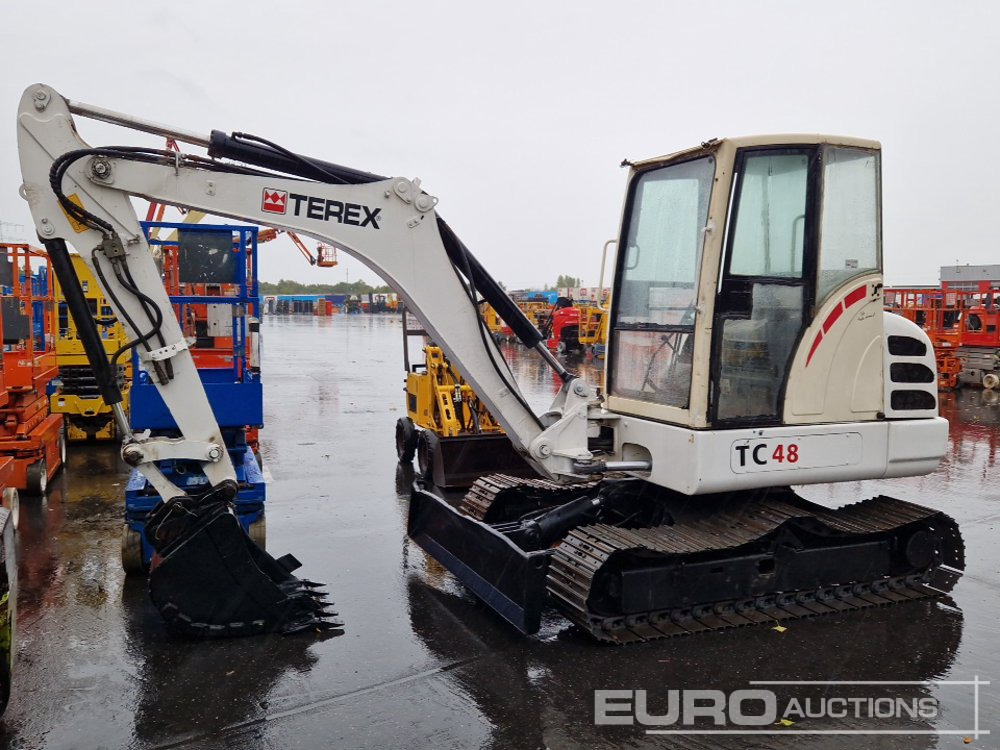 Terex TC48 - Máy xúc mini: hình 1 Terex TC48 - Máy xúc mini: hình 1