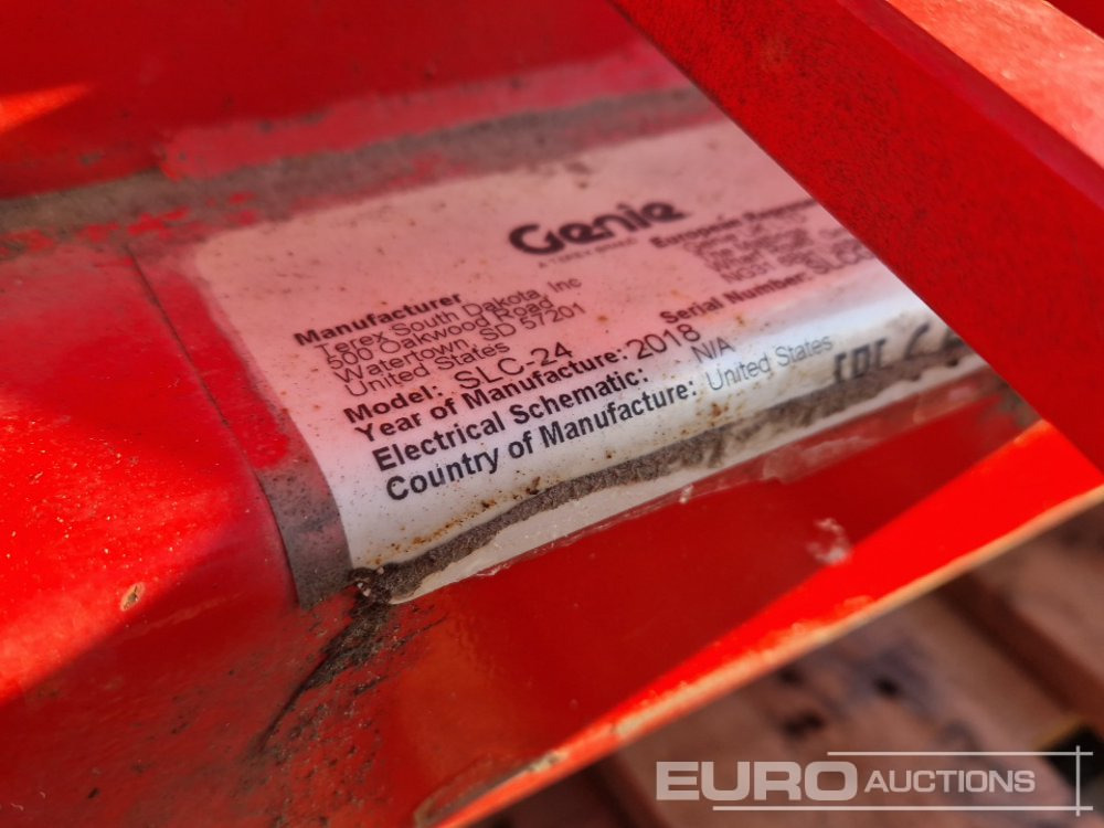 Thiết bị xử lý vật liệu 2018 Genie SLC - 24: hình 10 Thiết bị xử lý vật liệu 2018 Genie SLC - 24: hình 10