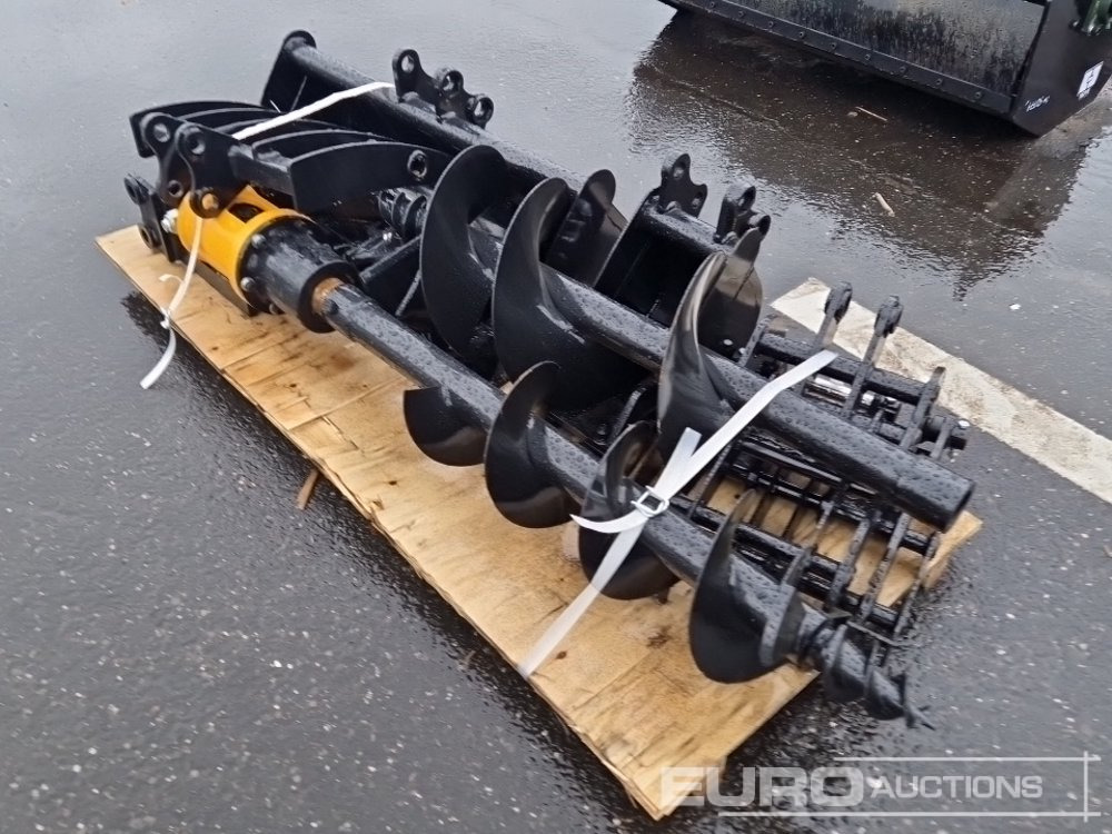 Unused 2025 Miva QTY (8) Excavator Attachment, Rake, Ripper, Grabber, 12” Auger, 16” Auger, 8” Digging Bucket, 32” Bucket - Gầu: hình 5 Unused 2025 Miva QTY (8) Excavator Attachment, Rake, Ripper, Grabber, 12” Auger, 16” Auger, 8” Digging Bucket, 32” Bucket - Gầu: hình 5