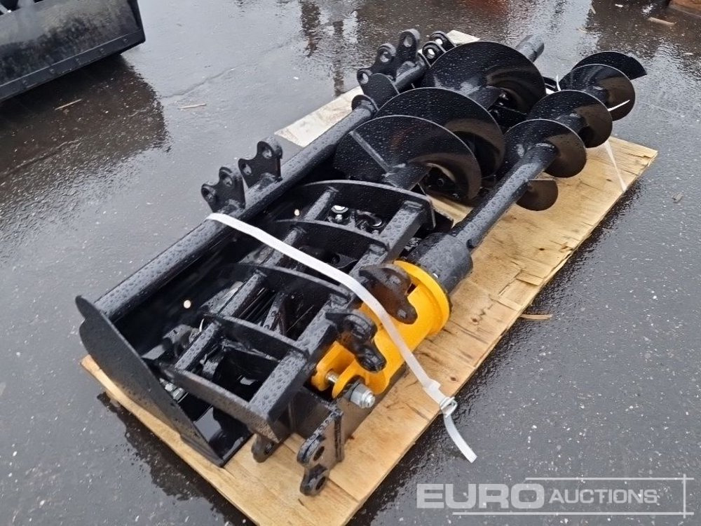 Unused 2025 Miva QTY (8) Excavator Attachment, Rake, Ripper, Grabber, 12” Auger, 16” Auger, 8” Digging Bucket, 32” Bucket - Gầu: hình 4 Unused 2025 Miva QTY (8) Excavator Attachment, Rake, Ripper, Grabber, 12” Auger, 16” Auger, 8” Digging Bucket, 32” Bucket - Gầu: hình 4