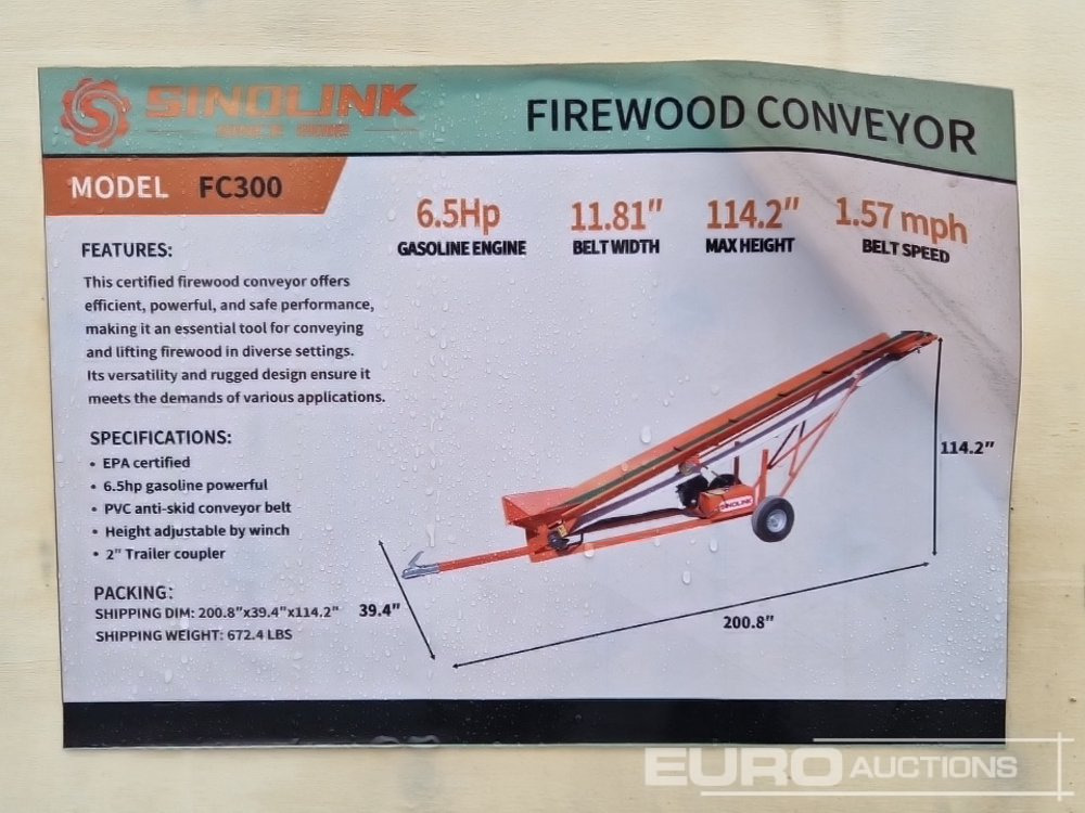Unused 2025 STARVOX FC-300 - Băng tải: hình 3 Unused 2025 STARVOX FC-300 - Băng tải: hình 3