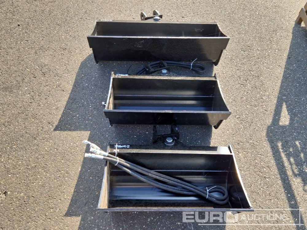 Unused 24", 24", 34" Tilt Ditching Buckets to suit Mini Excavator - Gầu: hình 5 Unused 24", 24", 34" Tilt Ditching Buckets to suit Mini Excavator - Gầu: hình 5