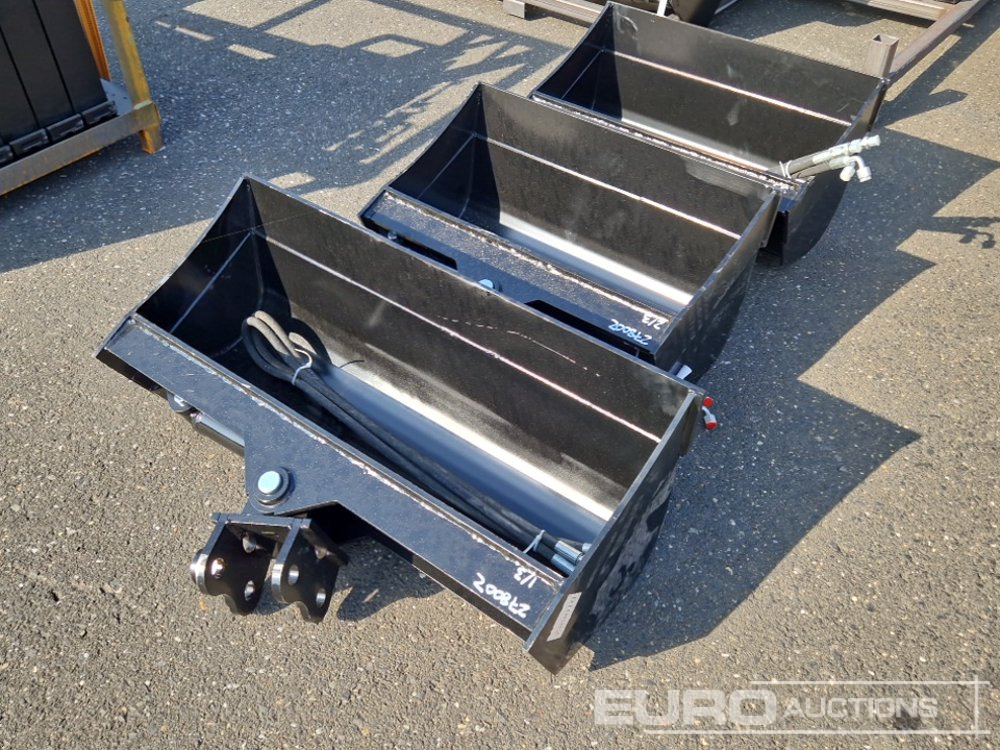 Unused 24", 24", 34" Tilt Ditching Buckets to suit Mini Excavator - Gầu: hình 3 Unused 24", 24", 34" Tilt Ditching Buckets to suit Mini Excavator - Gầu: hình 3