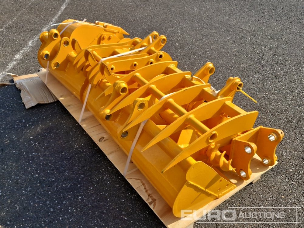 Unused Bucket, Auger, Rake, Grapple Set - Gầu: hình 3 Unused Bucket, Auger, Rake, Grapple Set - Gầu: hình 3