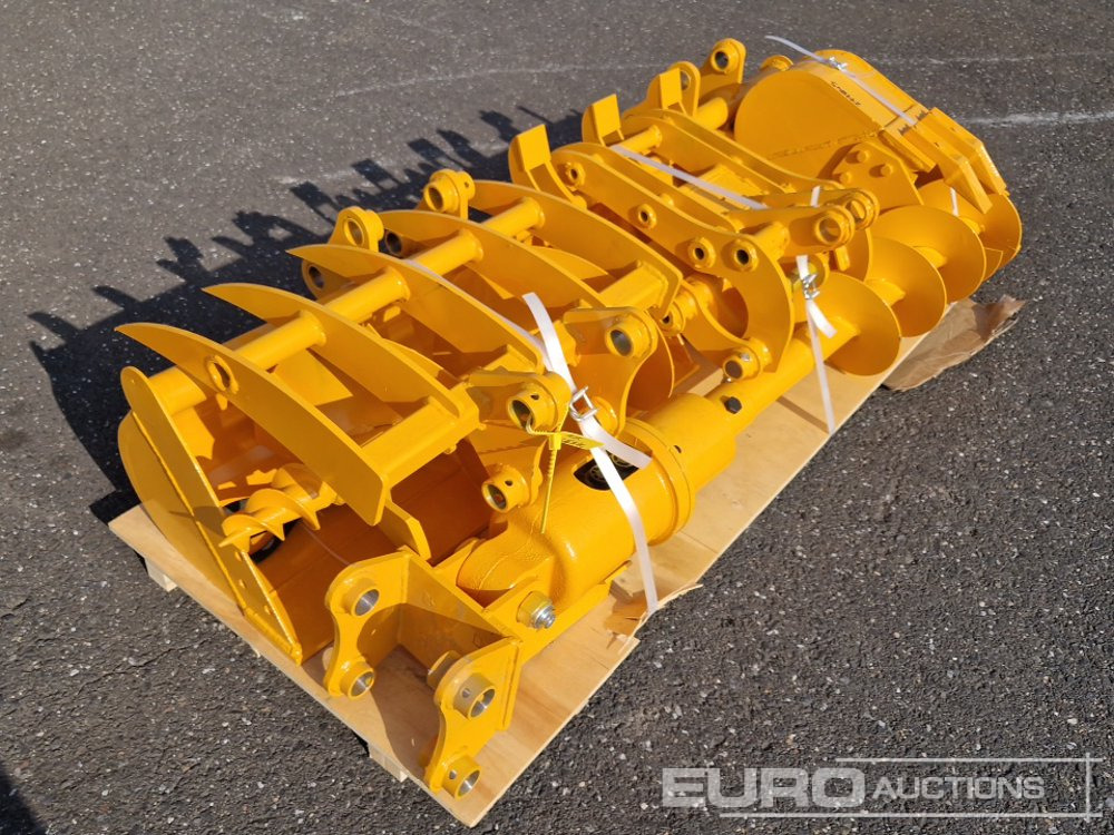 Unused Bucket, Auger, Rake, Grapple Set - Gầu: hình 4 Unused Bucket, Auger, Rake, Grapple Set - Gầu: hình 4