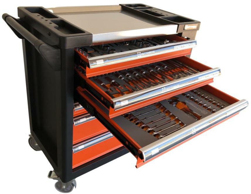 Unused Hüttenberg Tool Trolley, 6 Drawers with Tools - Trang thiết bị xây dựng: hình 4 Unused Hüttenberg Tool Trolley, 6 Drawers with Tools - Trang thiết bị xây dựng: hình 4