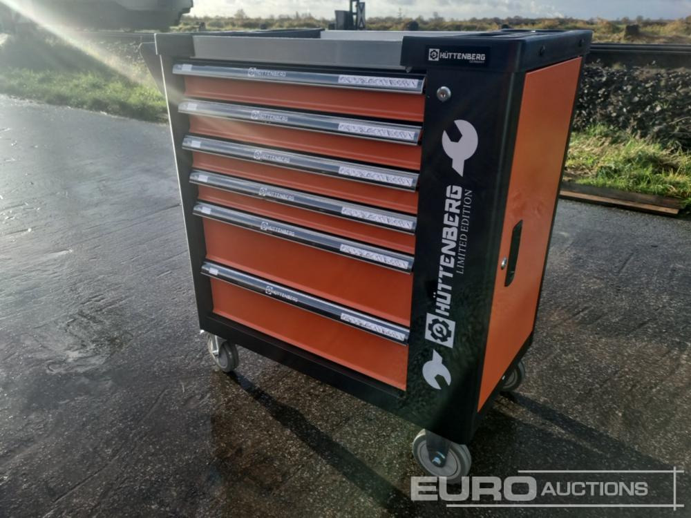 Unused Hüttenberg Tool Trolley, 6 Drawers with Tools - Trang thiết bị xây dựng: hình 2 Unused Hüttenberg Tool Trolley, 6 Drawers with Tools - Trang thiết bị xây dựng: hình 2
