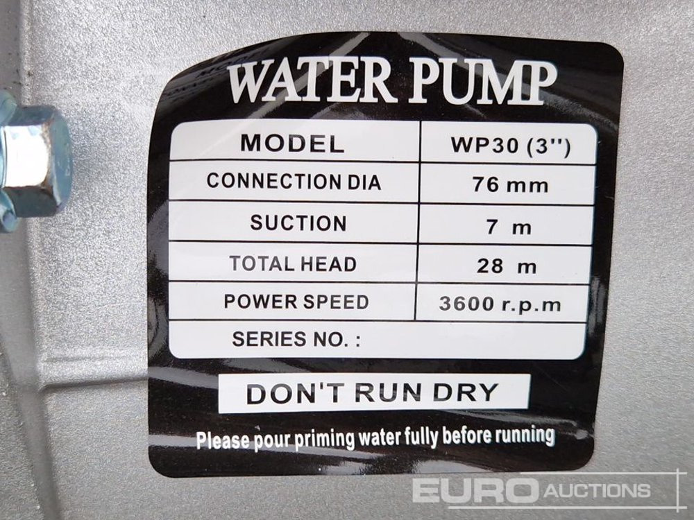 Bơm nước Unused LHR-TWP80 3" Semi Trash Water Pump: hình 10 Bơm nước Unused LHR-TWP80 3" Semi Trash Water Pump: hình 10