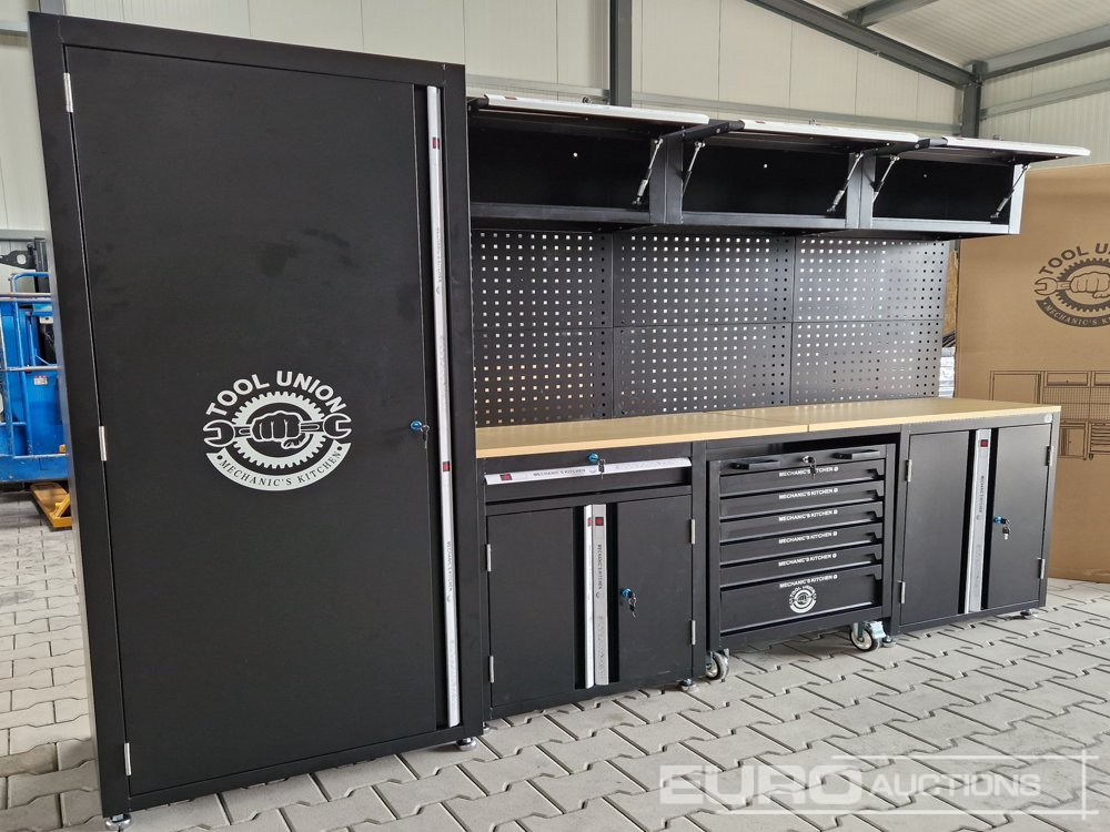 Unused TOOL UNION Mechanic's Kitchen Workbench incl. Tool Trolley & Tools - Trang thiết bị xây dựng: hình 3 Unused TOOL UNION Mechanic's Kitchen Workbench incl. Tool Trolley & Tools - Trang thiết bị xây dựng: hình 3
